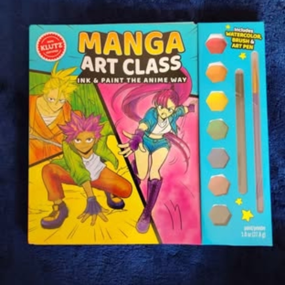 Klutz Manga Art Class Kit - Colorful Drawing Set